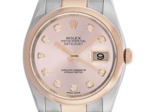 Thumbnail von Rolex Datejust 36 Ref.116201 2016 Full Set wie Neu Vintage Datejust Diamanten