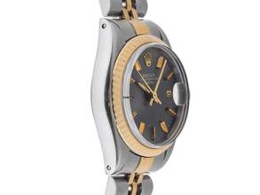 Thumbnail von Rolex Lady-Datejust Ref.6916 1972 Box&Beschreibung sehr gut Vintage Datejust Lady open 6/9