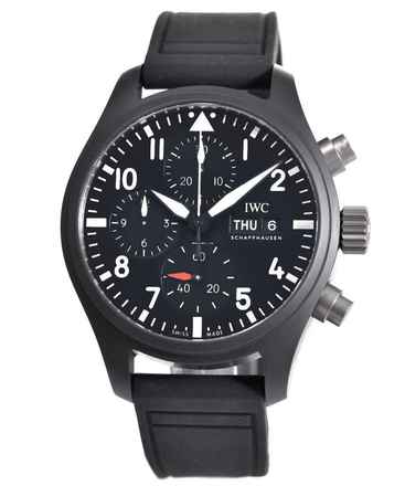 IWC Pilot Saat Çalışması Top Gun Pilot Kronograf 41 Top Gun Ref. IW389401