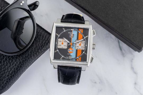 TAG Heuer Monaco Calibre 12 Gulf Edition Ref. CAW2113.FC6250 Sınırlı