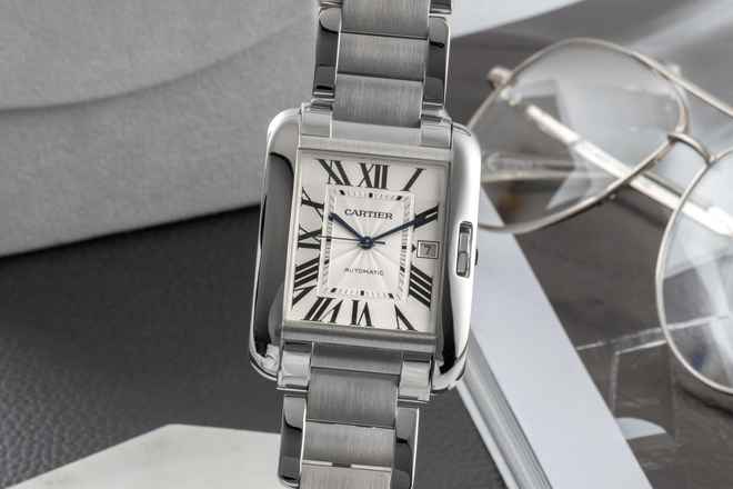 Cartier Tank Anglaise XL Çelik Otomatik Erkek Saatı Ref. W5310008