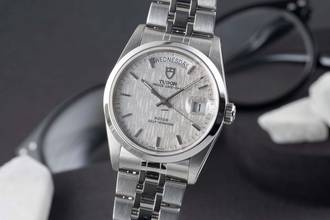 Thumbnail von Tudor Prince Date Day Linen Dial Edelstahl Automatik Herren Ref. 76200
