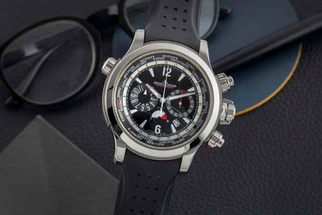 Jaeger-LeCoultre Master Compressor Chronograph Çelik / Titanyum Q1768470 B&P 2007