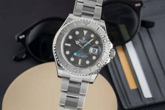 Thumbnail von Rolex Yacht-Master 40 Oyster Stahl / Platin Automatik Ref. 116622 B&P LC100