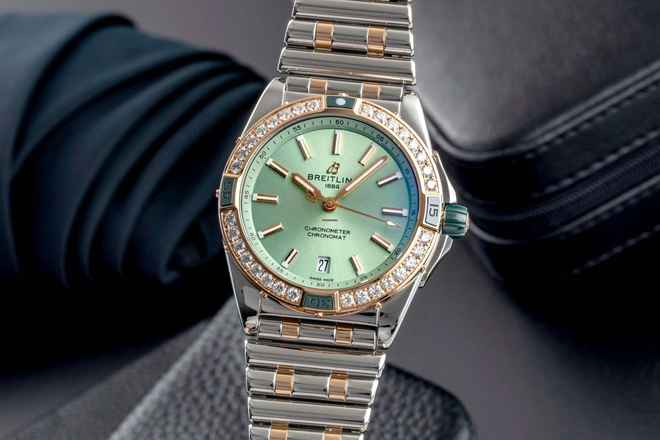  Breitling Chronomat Super Chronomat Automatic 38 Stahl / Gold Automatik Ref U17356531L1U1 