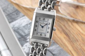 Thumbnail von Jaeger-LeCoultre Reverso Lady Stahl Quarz Damenuhr Ref. Q2618420 260.8.08 Papiere