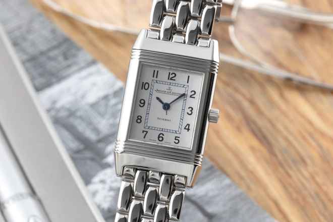 Jaeger-LeCoultre Reverso Lady Çelik Quartz Kadın Saat Ref. Q2618420 260.8.08 Belgeler