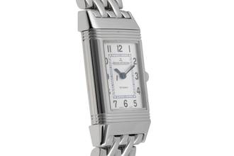 Thumbnail von Jaeger-LeCoultre Reverso Lady Stahl Quarz Damenuhr Ref. Q2618420 260.8.08 Papiere