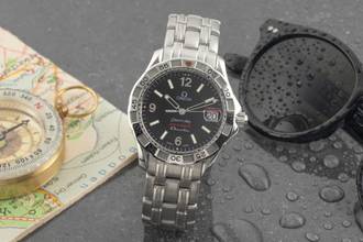 Thumbnail von Omega Seamaster Omegamatic 200M Black Dial Edelstahl Herrenuhr Ref. 2516.50.00
