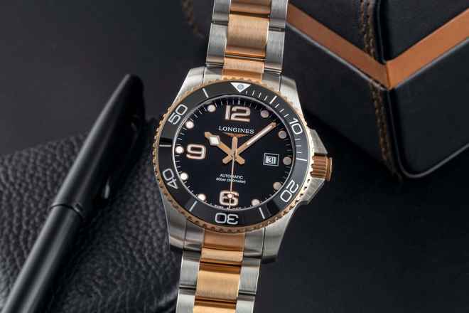 Longines HydroConquest Çelik Otomatik Erkek Saatı Ref. L3.782.3.58.7 B&P 2022