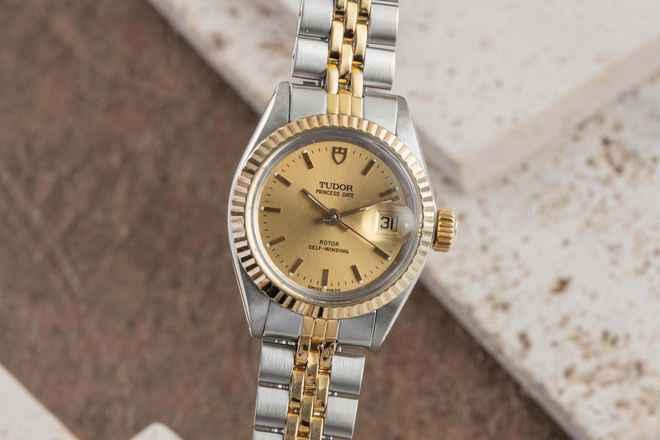  Tudor Prince Oysterdate Princess Oysterdate Stahl / Gold Automatik Damenuhr Ref. 92413 Klassiker 