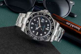 Thumbnail von Rolex GMT-Master II Oyster Edelstahl Automatik Herrenuhr Ref. 116710LN M-Serie