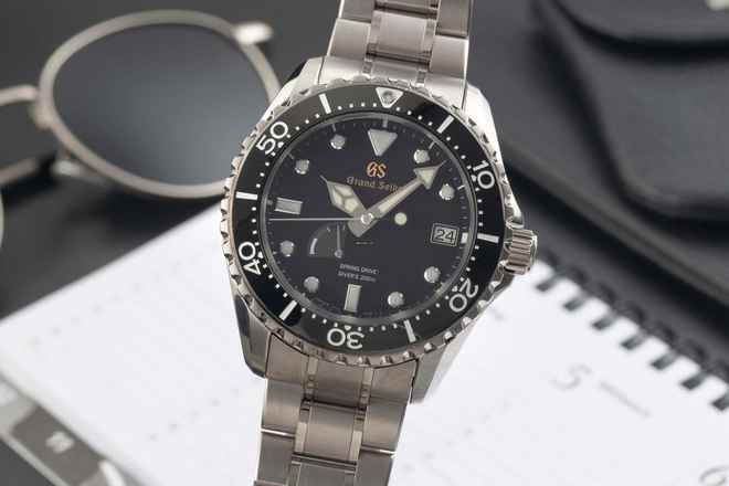  Grand Seiko Sport Collection Spring Drive Titan Automatik Herrenuhr Ref. SBGA463 B&P 2023 