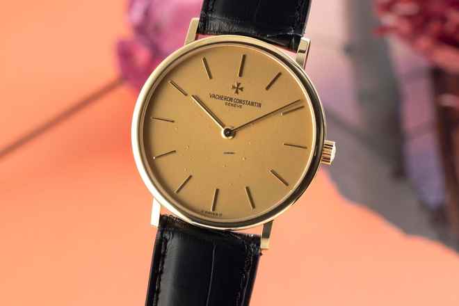  Vacheron Constantin Patrimony 18k (0,750) Gold Handaufzug Herrenuhr Ref. 31039 