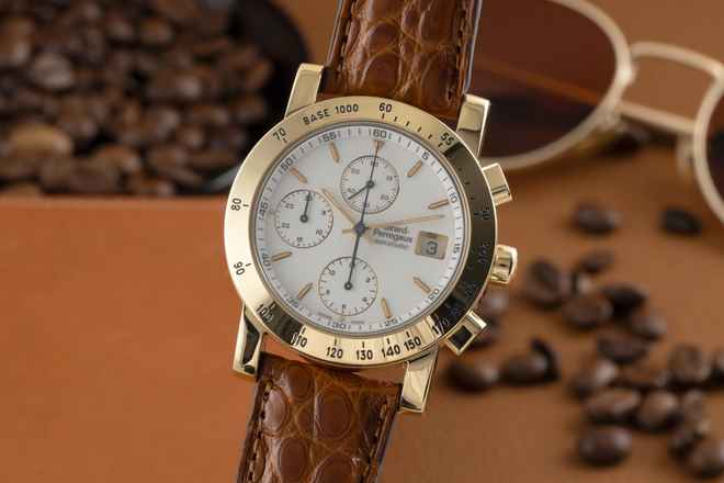  Girard Perregaux GP 7000 Chronograph 18k Gold Automatik Herrenuhr Ref. 7050 