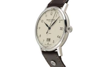 Thumbnail von Bruno Söhnle Glashütte Bergamo Big Stahl Quarz Herrenuhr Ref. 17-13234-131