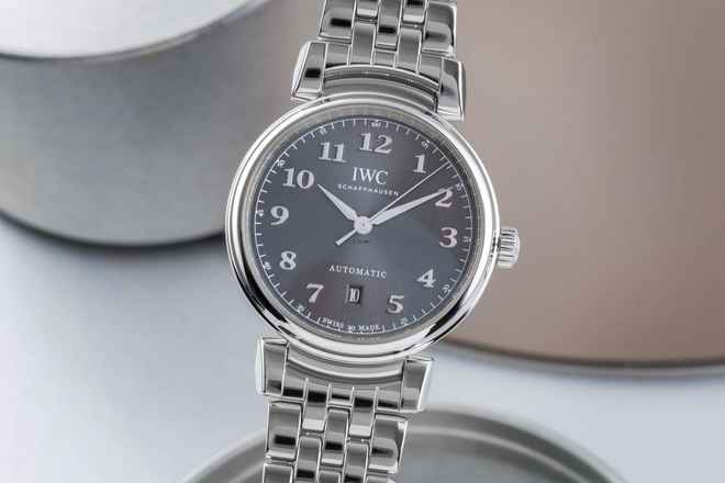  IWC Da Vinci Automatic Schaffhausen Da Vinci Automatik Datum Stahl Herrenuhr Ref. IW356602 
