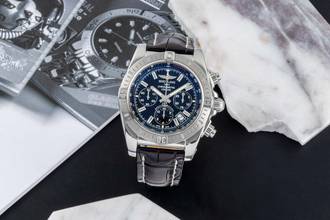 Thumbnail von Breitling Chronomat 44 Chronograph Stahl Automatik Ref. AB011511/BF70 B&P 2017