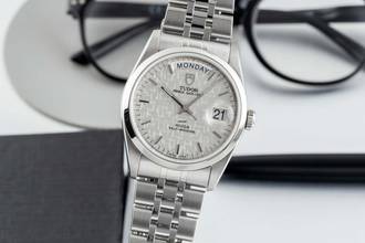 Thumbnail von Tudor Prince Date Day Silver Dial Edelstahl Automatik Herrenuhr Ref. 76200