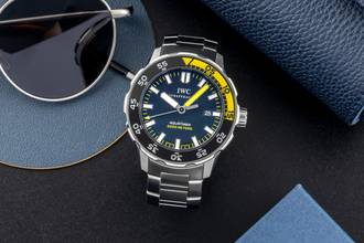 Thumbnail von IWC Aquatimer Automatic 2000 Edelstahl Automatik Black Dial Herrenuhr Ref. IW356801 Box
