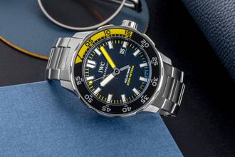 Thumbnail von IWC Aquatimer Automatic 2000 Edelstahl Automatik Black Dial Herrenuhr Ref. IW356801 Box