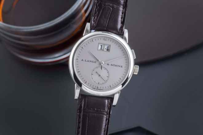 A. Lange & Söhne Saxonia 950 Platinum Hand-Wound Ref. 105.025 Rarity Box