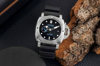 Thumbnail von Panerai Luminor Submersible Automatik Herrenuhr Ref. PAM00973 B&P