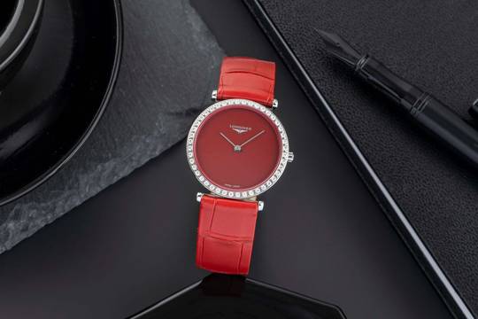 Longines La Grande Classique Stahl Diamanten Damen Ref. L4.523.0.91.2 B&P 2022