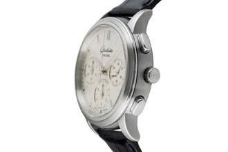 Thumbnail von Glashütte Original Senator Chronograph Stahl Automatik Herrenuhr Ref. 39-31-11-13-04 B&P