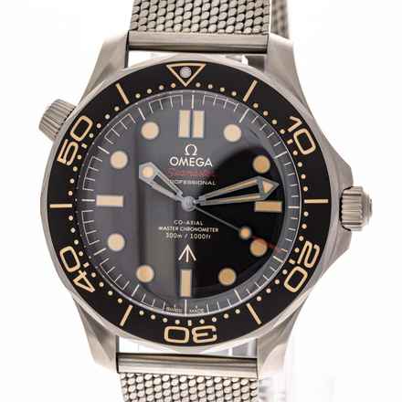 Omega Seamaster Diver 300 M 007 Titanyum James Bond – 210.90.42.20.01.001 – YENİ 05/2026 Tam Set