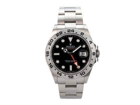 Rolex Explorer II 42 Edelstahl Ref. 226570 Zifferblatt Schwarz