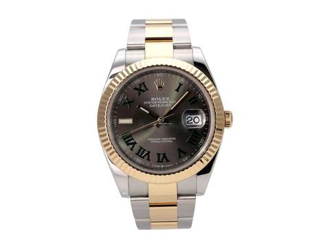 Rolex Datejust 41 Edelstahl Gelbgold Ref. 126333 Slate