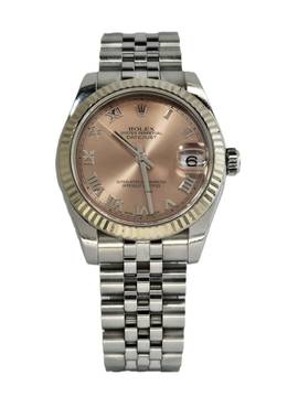 Rolex Datejust 31 rare Pink Sunburst Dial