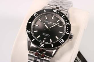 Thumbnail von Raymond Weil Freelancer Diver ref 2775-ST1-20051 – Neu 2026 – Vollverklebt – EU-Ware – MwSt. ausweisbar