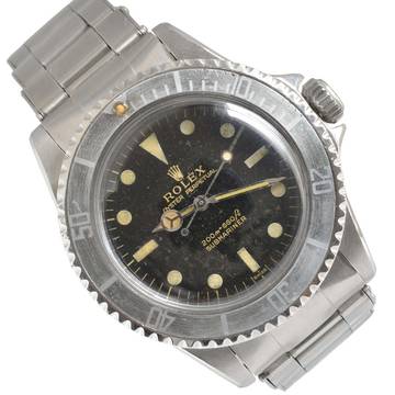 Rolex Submariner (No Date) 5512 Eagle Beak Galvanic gilt dial full set 1959