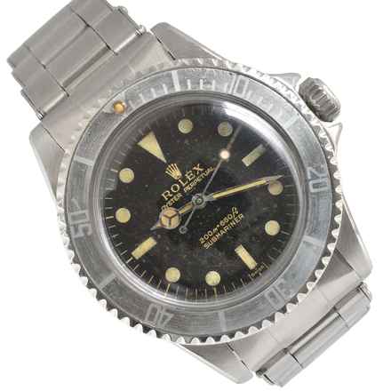 Rolex Submariner (No Date) 5512 Eagle Beak Galvanic altın kaplama kadran tam set 1959