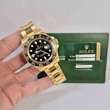 Rolex GMT-Master II Tam Sarı Altın 40mm Otomatik Tam