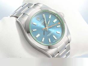 Thumbnail von Rolex Milgauss 116400gv 2015 Lc110 Z-blue Edelstahl Automatik Stahl Blau