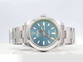 Thumbnail von Rolex Milgauss 116400gv 2015 Lc110 Z-blue Edelstahl Automatik Stahl Blau