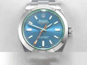 Thumbnail von Rolex Milgauss 116400gv 2015 Lc110 Z-blue Edelstahl Automatik Stahl Blau Stainless Steel Oyster-band Chronometer Blue Dial