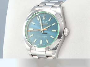 Thumbnail von Rolex Milgauss 116400gv 2015 Lc110 Z-blue Edelstahl Automatik Stahl Blau