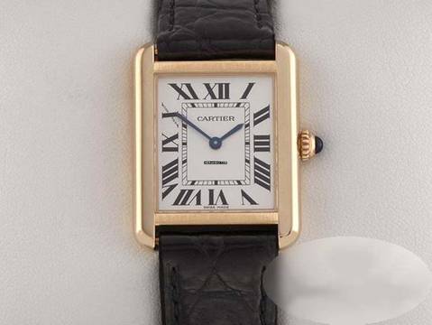 Cartier Tank Solo Edelstahl Gelbgold 750 2018 W5200002 Stahl Gold Damen