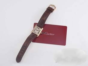 Thumbnail von Cartier Tank Louis Cartier Kleines Modell Rosegold 750 2020 Wgta0010 Handaufzug Gold