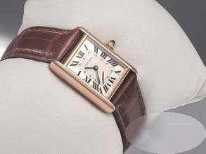 Thumbnail von Cartier Tank Louis Cartier Kleines Modell Rosegold 750 2020 Wgta0010 Handaufzug Gold
