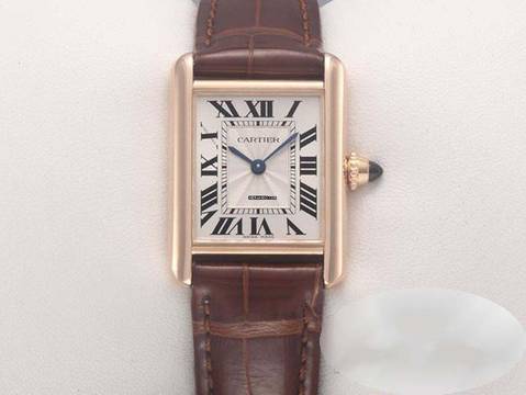 Cartier Tank Louis Cartier Kleines Modell Rosegold 750 2020 Wgta0010 Handaufzug Gold