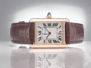 Thumbnail von Cartier Tank Louis Cartier Kleines Modell Rosegold 750 2020 Wgta0010 Handaufzug Gold