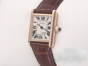 Thumbnail von Cartier Tank Louis Cartier Kleines Modell Rosegold 750 2020 Wgta0010 Handaufzug Gold