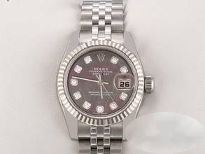 Thumbnail von Rolex Lady-Datejust 179174 2013 Stahl Weissgold 750 Perlmutt Diamanten Automatik