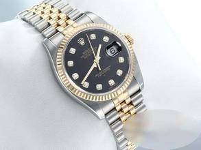Thumbnail von Rolex Datejust 36 36mm 116233 2013 Diamanten Stahl Gelbgold 750 Automatik Gold