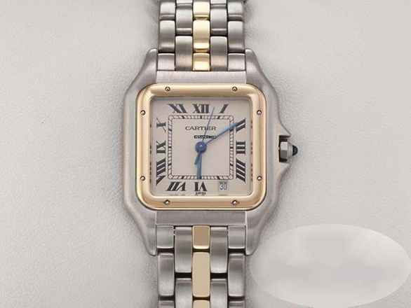 Cartier Panthère Paslanmaz Çelik Sarı Altın 750 Kadın Saati Kadın Çelik 18kt Sarı Altın